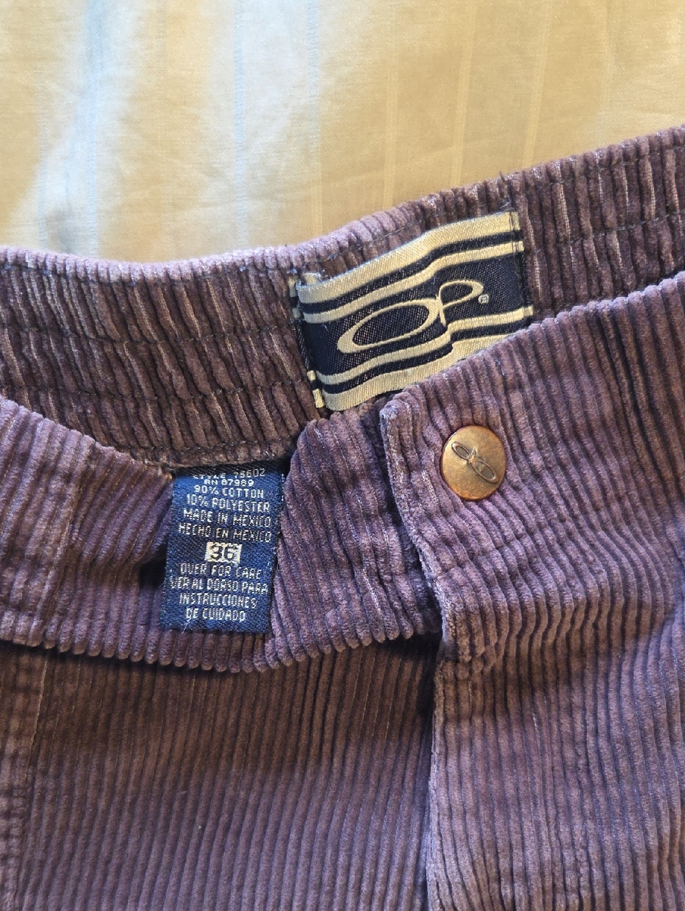 Op Ocean Pacific Men's 36" Waist. Violet Color - Picture 5 of 5